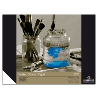 Materiais Belas Artes - Bloco Aquarela Rembrandt 300 gr, 24x32, 20 folhas, grano medio | totenart.com