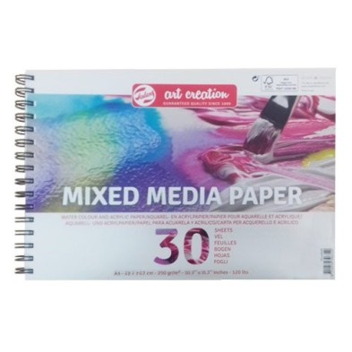 Materiais Belas Artes - Bloco Técnicas de misturado Art Creation 250 gr, 30 folhas (A3) | totenart.com