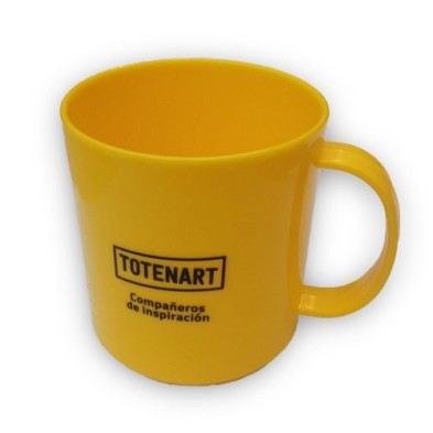 Materiais Belas Artes - Xícara PVC amarelo Totenart | totenart.com