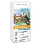 Marcador Tombow, Set de 12 Cores Primarios