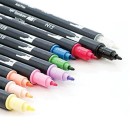Materiais Belas Artes - Marcador Dual Brush Tombow, Set de 10 Cores Manga Shojo | totenart.com