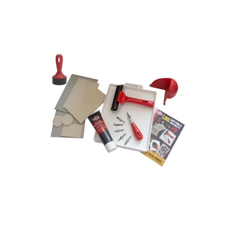 Materiais Belas Artes - Set de gravura e impressão com linóleo Essdee | totenart.com