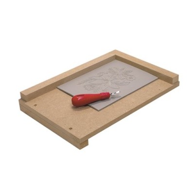 Materiais Belas Artes - Suporte de segurança para linocut, 300x200mm | totenart.com