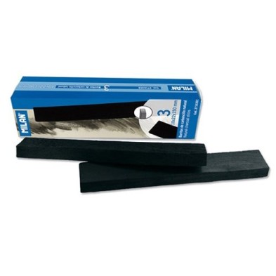Materiais Belas Artes - Carvoes naturais Milan plano, 10x22 mm., caixa 3 uds. | totenart.com