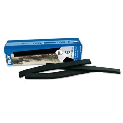 Materiais Belas Artes - Carvoes naturais Milan plano, 4x15 mm., caixa 6 uds. | totenart.com