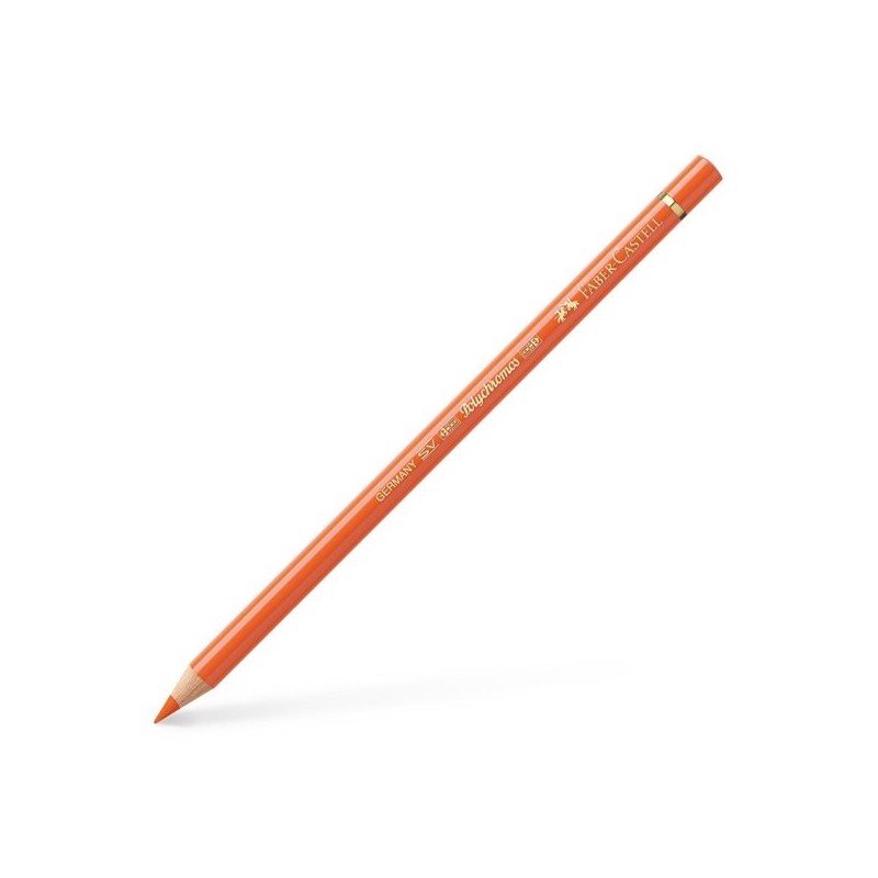 Materiais Belas Artes - Lapis polychrome Faber Castell \nlaranja transparente 113 | totenart.com