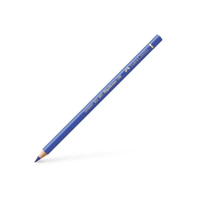 Materiais Belas Artes - Lapis polychrome Faber Castell azul ultramarino 120 | totenart.com