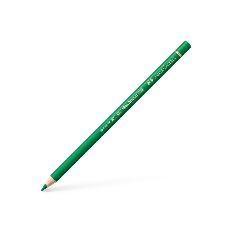 Materiais Belas Artes - Lapis polychrome Faber Castell \n verde esmeralda 163 | totenart.com