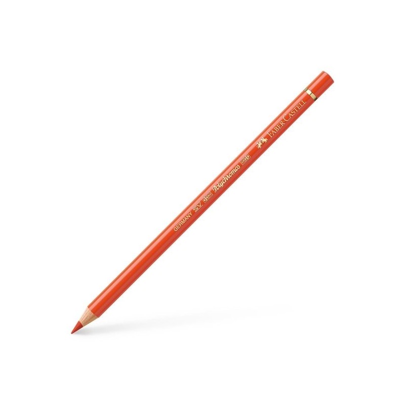 Materiais Belas Artes - Lapis polychrome Faber Castell \nlaranja de cadmio escuro 115 | totenart.com