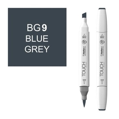 Materiais Belas Artes - Marcador alcohol TOUCH TWIN Blue Grey BG9 | totenart.com