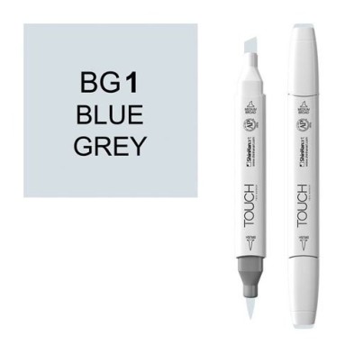 Materiais Belas Artes - Marcador alcohol TOUCH TWIN Blue Grey BG1 | totenart.com