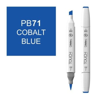 Materiais Belas Artes - Marcador alcohol TOUCH TWIN Cobalt Blue n. PB71 | totenart.com