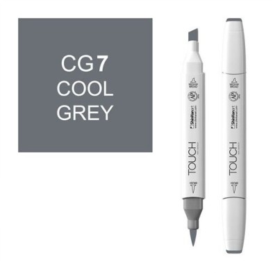Materiais Belas Artes - Marcador alcohol TOUCH TWIN Cool Grey CG7 | totenart.com