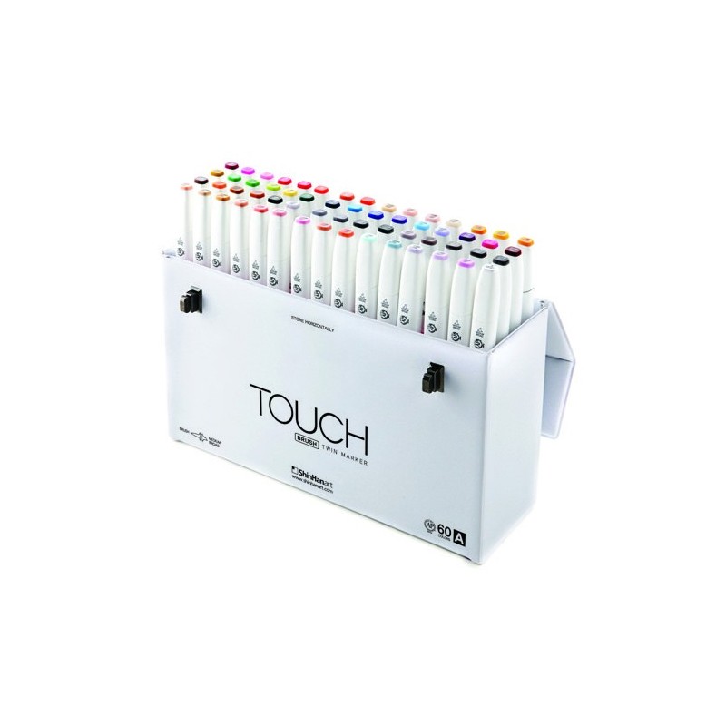 Materiais Belas Artes - TOUCH TWIN 60 brush marker set A | totenart.com