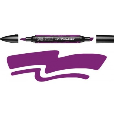 Materiais Belas Artes - Marcador Brushmarker Plum (V735) Winsor & Newton | totenart.com