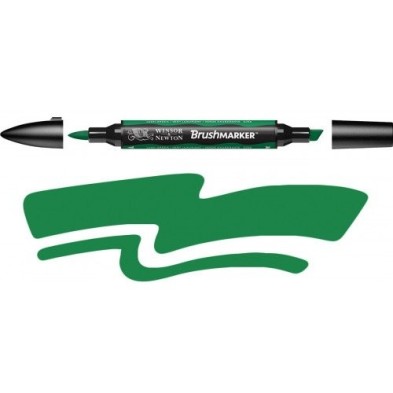 Materiais Belas Artes - Marcador Brushmarker Lush Green (G756) Winsor & Newton | totenart.com