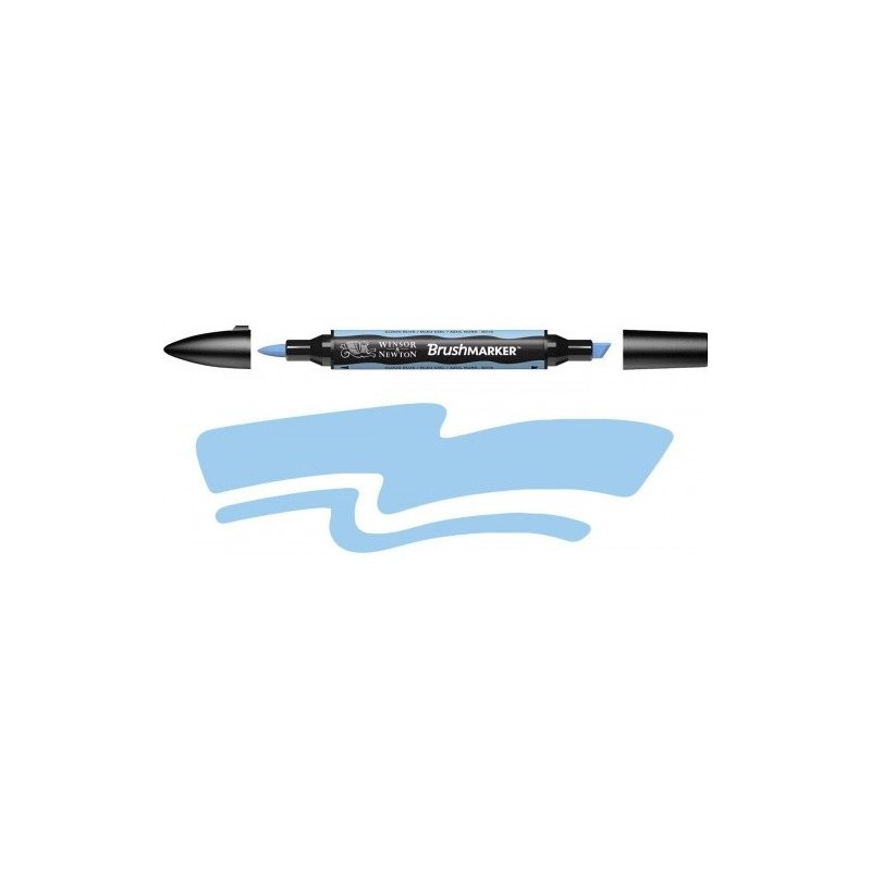 Materiais Belas Artes - Marcador Brushmarker Cloud Blue (B318) Winsor & Newton | totenart.com