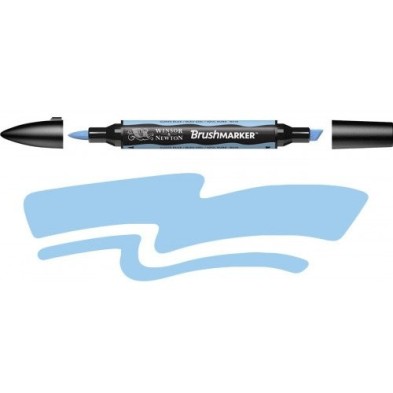 Materiais Belas Artes - Marcador Brushmarker Cloud Blue (B318) Winsor & Newton | totenart.com