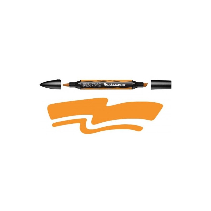 Materiais Belas Artes - Marcador Brushmarker Amber (O567) Winsor & Newton | totenart.com