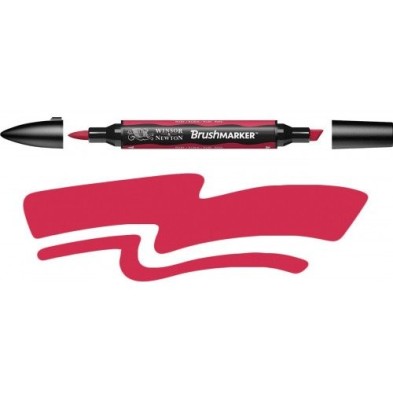 Materiais Belas Artes - Marcador Brushmarker Ruby (R455) Winsor & Newton | totenart.com