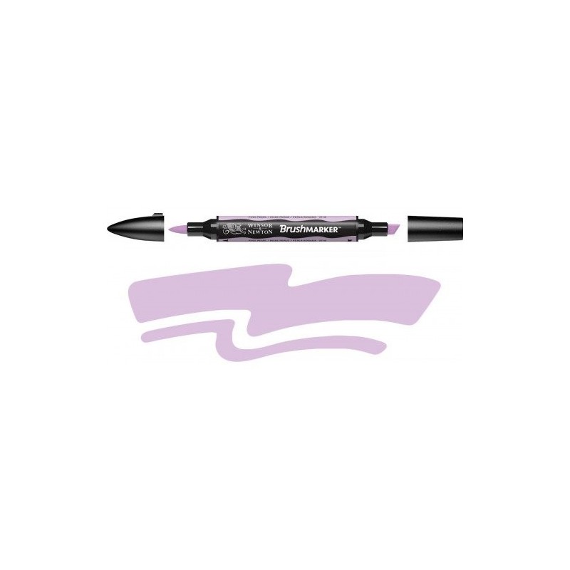 Materiais Belas Artes - Marcador Brushmarker  Pink Pearl (V718) Winsor & Newton | totenart.com