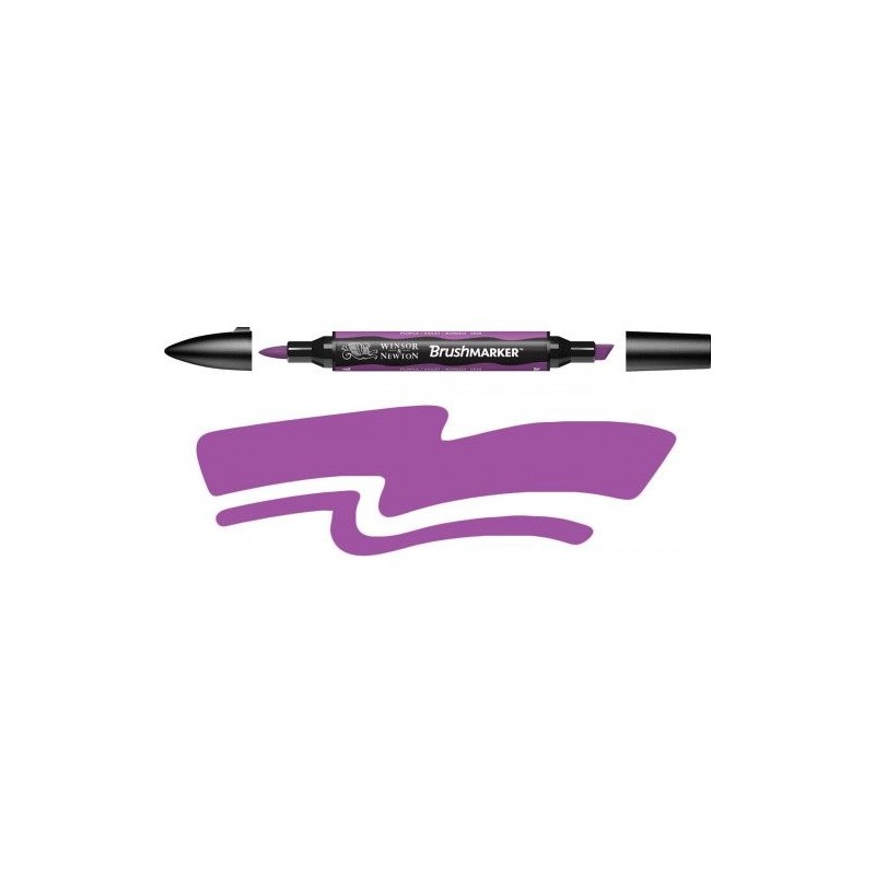 Materiais Belas Artes - Marcador Brushmarker Purple (V546) Winsor & Newton | totenart.com
