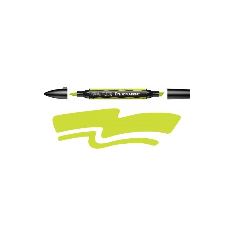 Materiais Belas Artes - Marcador Brushmarker Lime Green (G178)  Winsor & Newton | totenart.com
