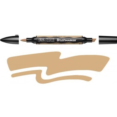 Materiais Belas Artes - Marcador Brushmarker Praline (O837) Winsor & Newton | totenart.com