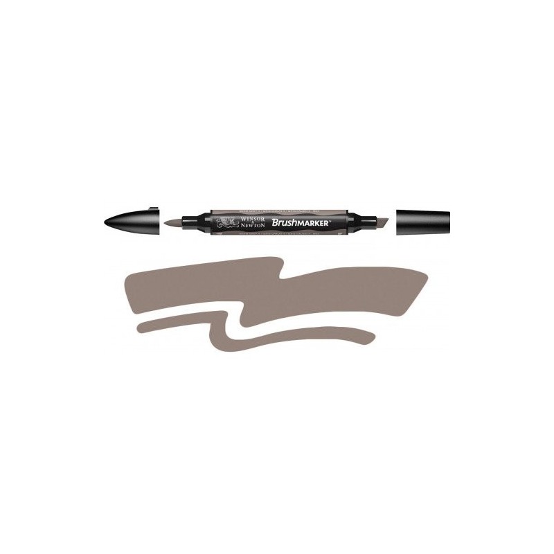 Materiais Belas Artes - Marcador Brushmarker Warm Grey 4 (WG4)  Winsor & Newton | totenart.com