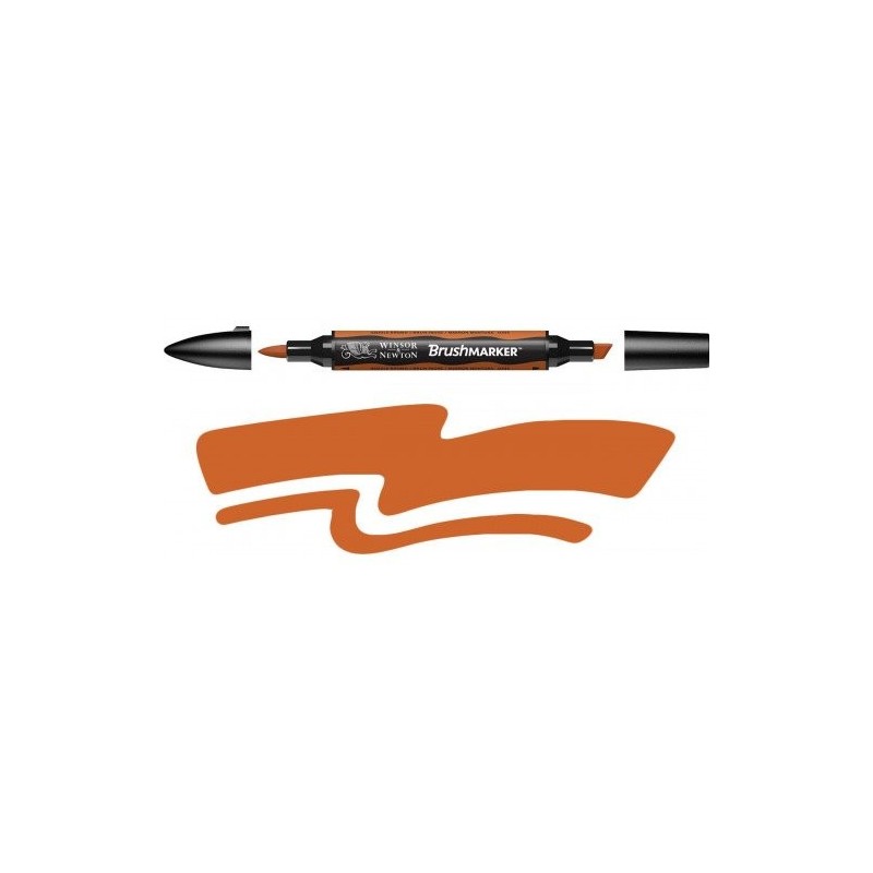 Materiais Belas Artes - Marcador Brushmarker Saddle Brown (O345)  Winsor & Newton | totenart.com