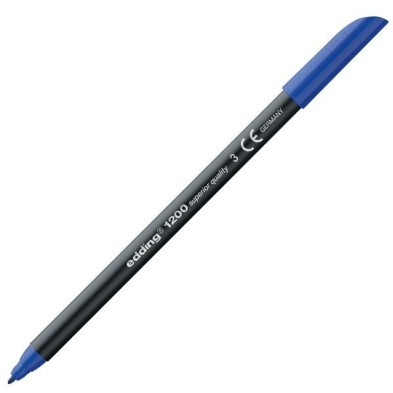 Materiais Belas Artes - Marcador Edding 1200 Azul 03, ponta fina 1 mm. | totenart.com