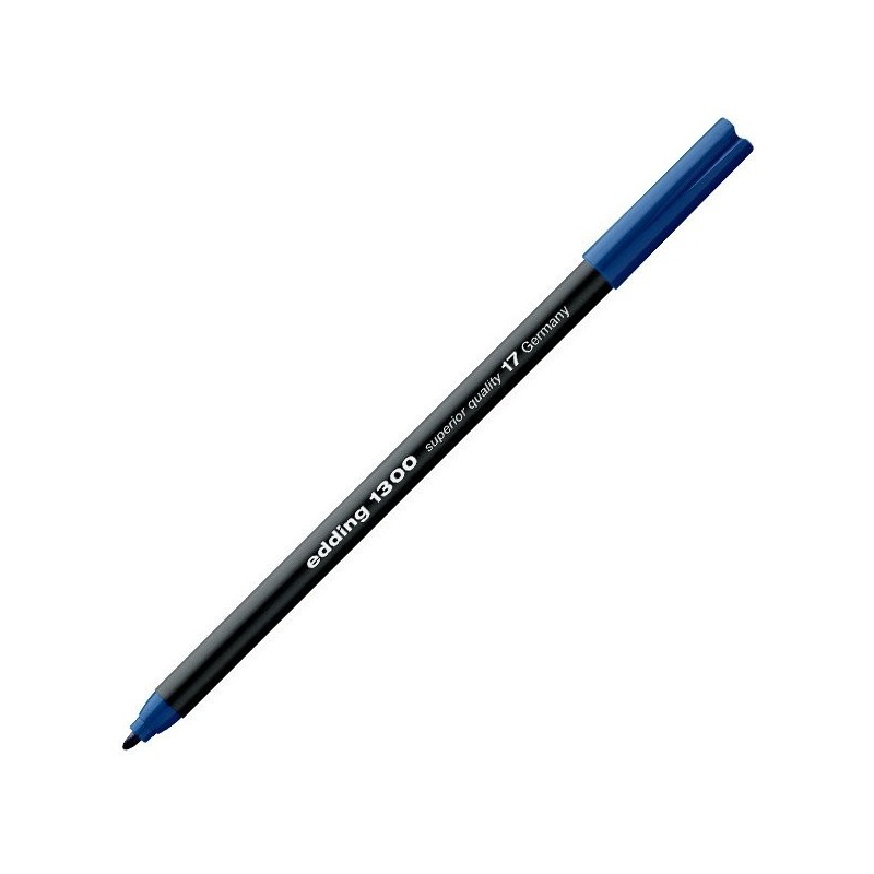Materiais Belas Artes - Marcador Edding 1300 Azul Acero 17, ponta fina 2 mm. | totenart.com