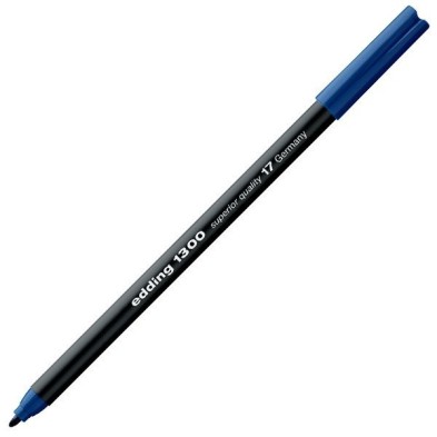 Materiais Belas Artes - Marcador Edding 1300 Azul Acero 17, ponta fina 2 mm. | totenart.com
