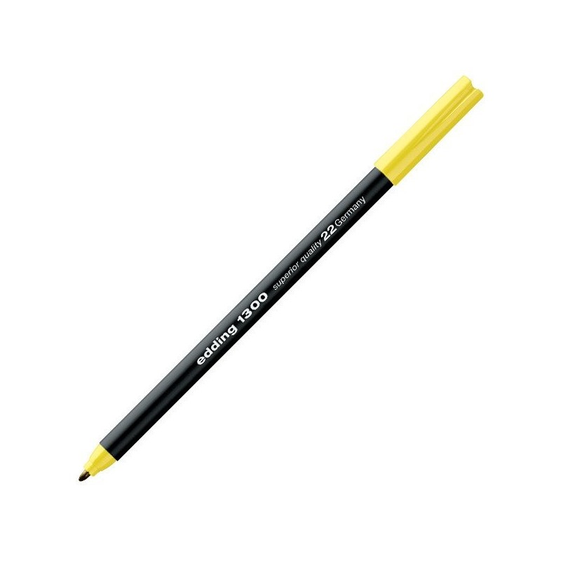Materiais Belas Artes - Marcador Edding 1300 Amarelo Limao 22, ponta fina 2 mm. | totenart.com
