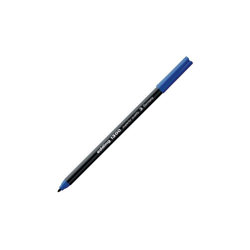 Materiais Belas Artes - Marcador Edding 1300 Azul 03, ponta fina 2 mm. | totenart.com