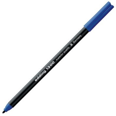 Materiais Belas Artes - Marcador Edding 1300 Azul 03, ponta fina 2 mm. | totenart.com