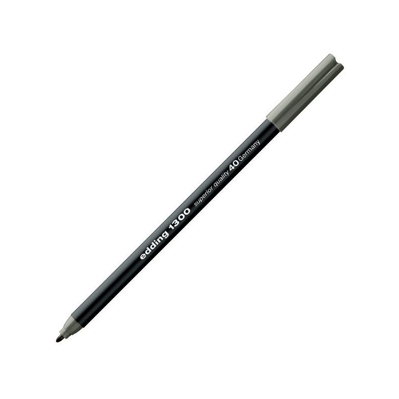Materiais Belas Artes - Marcador Edding 1300 Cinza castanho 40, ponta fina 2 mm. | totenart.com
