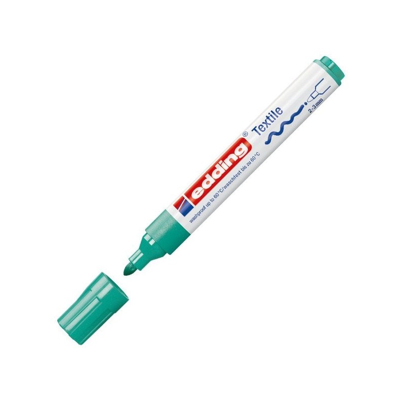 Materiais Belas Artes - Marcador Tecidos Edding 4500 Verde palido 34, ponta 2-3 mm. | totenart.com