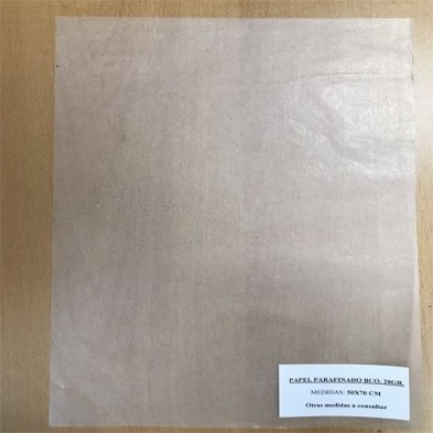 Parafinado Branco, 60x80 cm.