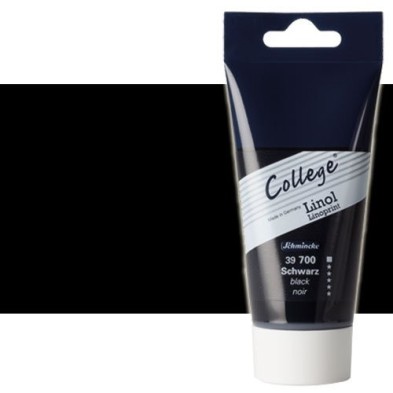 Materiais Belas Artes - \nTinta preta linogravura Schmincke College Linoprint 75 ml. | totenart.com