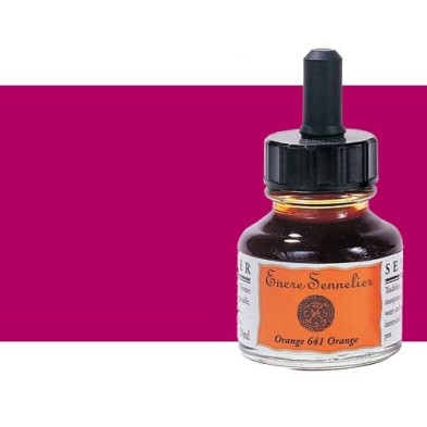 Materiais Belas Artes - Tinta Desenho Roxo 667, 30 ml. com conta-gotas Sennelier | totenart.com