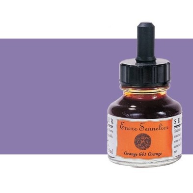 Materiais Belas Artes - Tinta Desenho Violeta 901, 30 ml. com conta-gotas Sennelier | totenart.com
