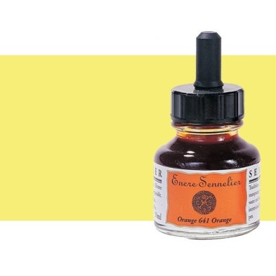 Materiais Belas Artes - Tinta Desenho limão amarelo 501 30 ml. com conta-gotas Sennelier | totenart.com