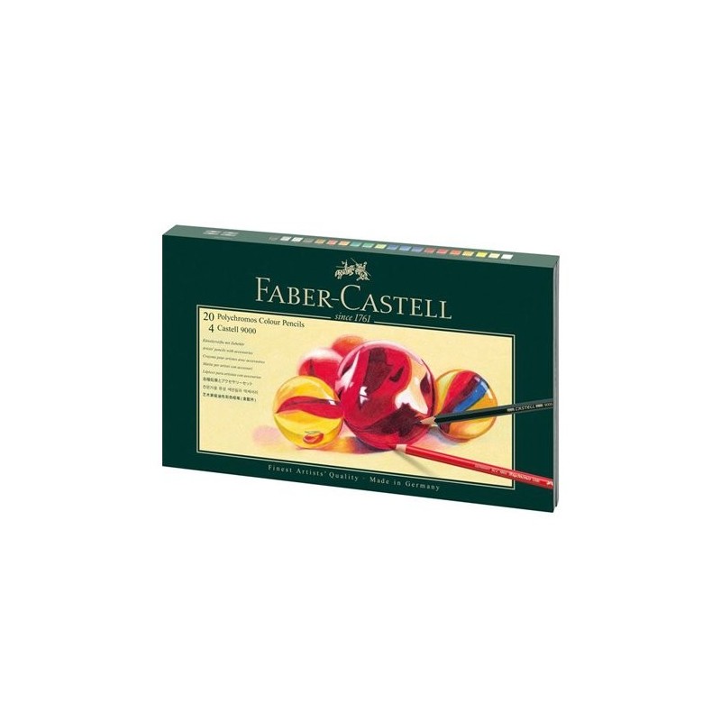 Materiais Belas Artes - Mídia mista dom conjunto: Polychromos + Castell 9000 | totenart.com