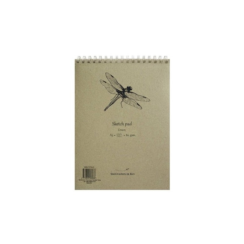 Materiais Belas Artes - Bloco desenho com espiral, 70 folhas, 80 gr., 21x15 cm., SM.LT | totenart.com