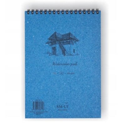 Materiais Belas Artes - Bloco de aquarela com espiral, 20 folhas, 280 gr., A5, SM.LT | totenart.com