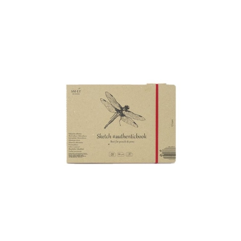 Materiais Belas Artes - Sketch Block Creme de borracha, 36 folhas, 80 gr., 245x176 mm, SM.LT | totenart.com