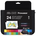 \nMateriais Belas Artes - Marcador Promarker Winsor & Newton, set 24 units Arts and Illustration | totenart.com