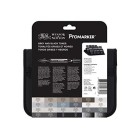 \nMateriais Belas Artes - Marcador Promarker Winsor & Newton, set 24 units Grey and Black Tones | totenart.com