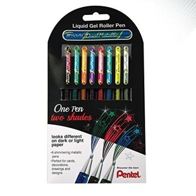 Materiais Belas Artes - Set \n8 marcadores de cores Hybrid Pentel | totenart.com